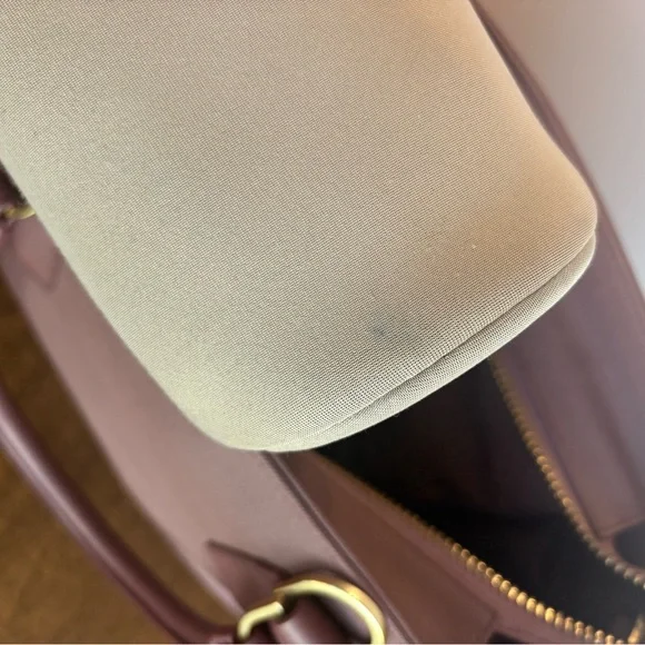 Dagne Dover Midi Tote Light Purple with gold accents cl - Picture 13 of 16